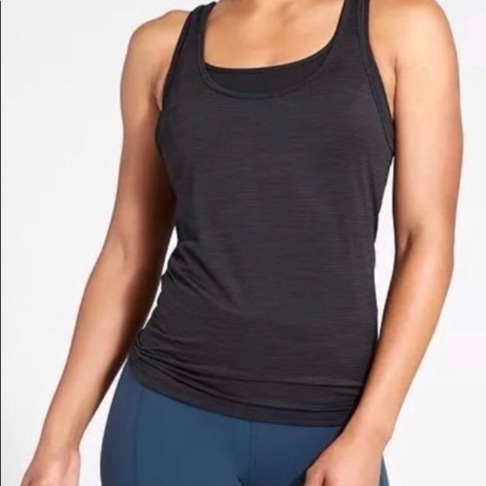 Athleta Fully Focused Bra Tank with Tie Back Small